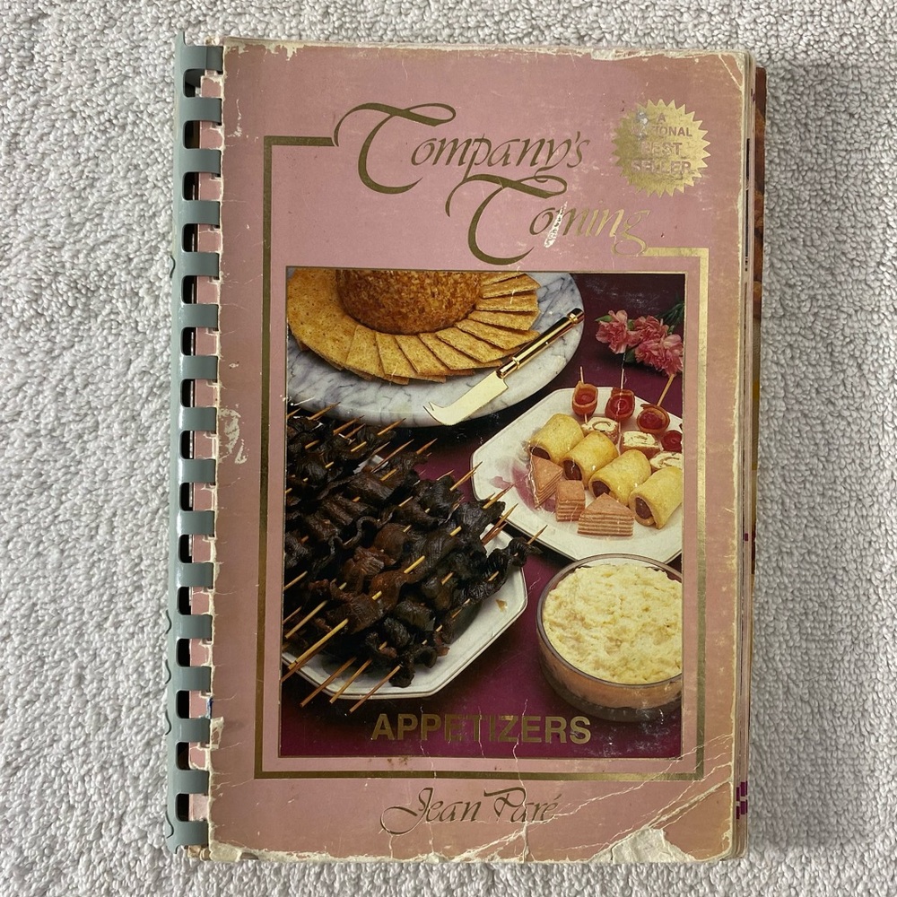 5/$35 Vintage Company’s Coming Appetizers Recipes Cookbook